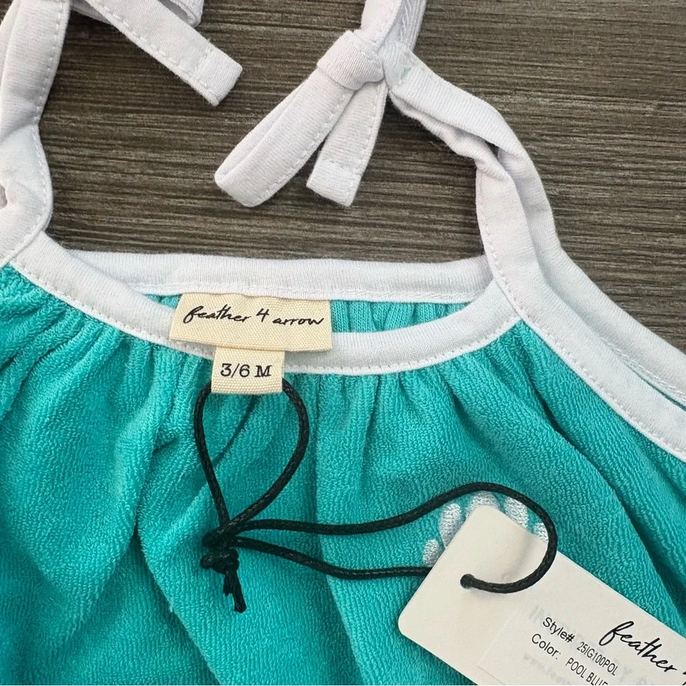 Feather 4 Arrow Poolside Terry Romper 3-6 Months